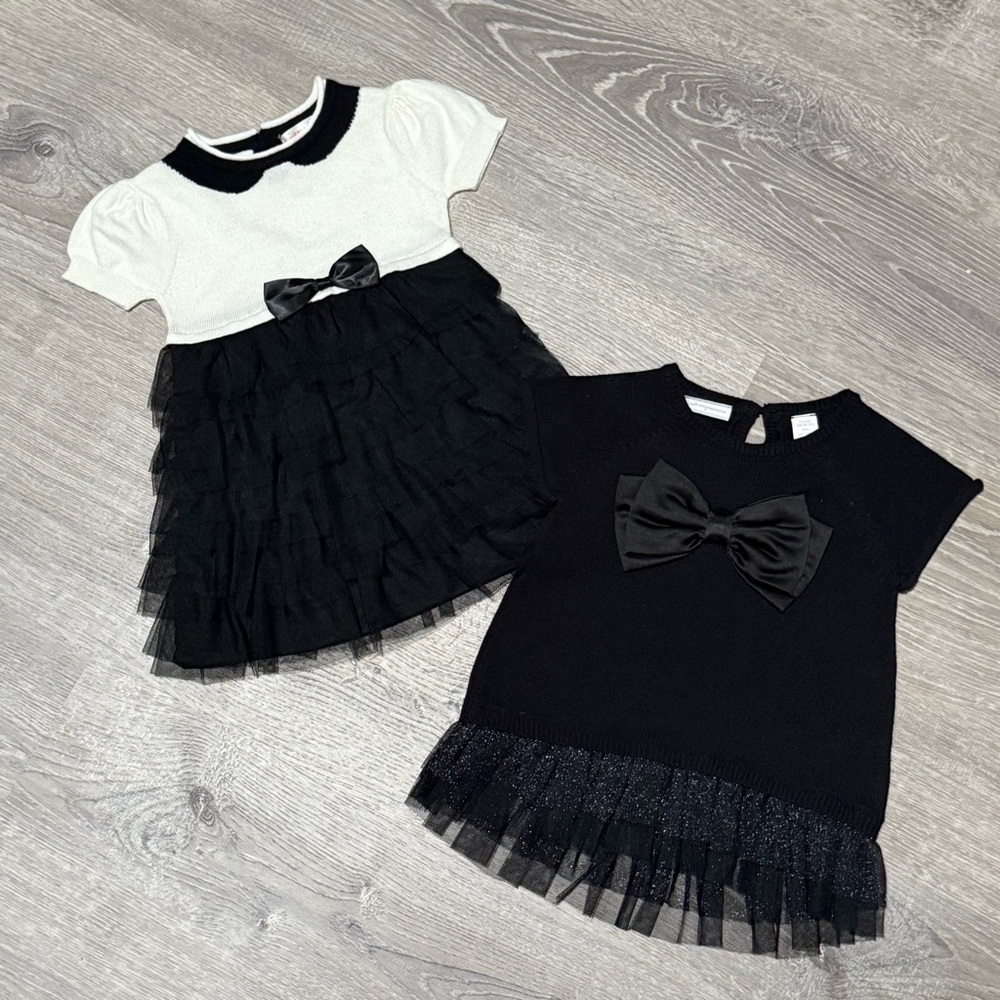 Deux par Deux & First Impressions Baby Girl Sweater Dress & Top 12 Months Tulle